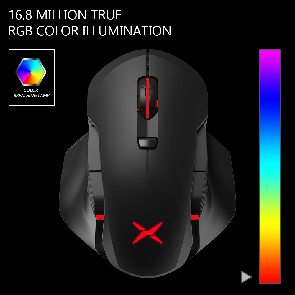 Мышь Delux M627 игровая Проводная/Беспроводная 8 кнопок 5000 DPI|Мыши| |