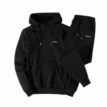 Модная обувь; сезон весна-осень; Для мужчин с длинным рукавом спортивный костюм куртка+ штаны, спортивный костюм, спортивный комплект из 2 частей Спортивная Для мужчин s Костюмы, комплект спортивной одежды, большой siz5XL