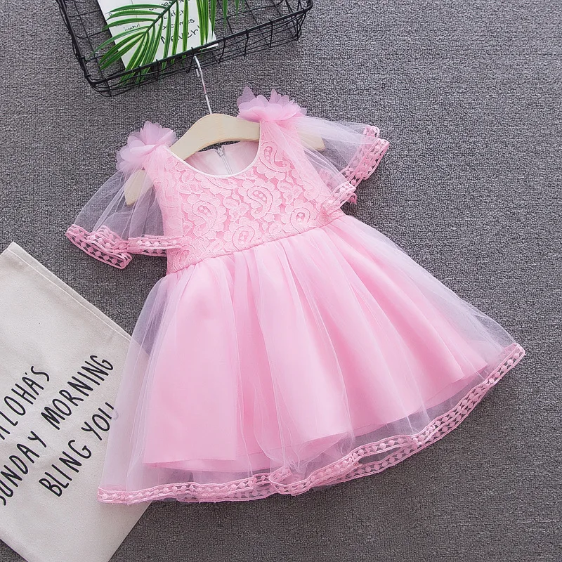 

BibiCola baby girls summer tutu dress children princess mesh fashion dress for girls kids summer tutu dress todder clothes