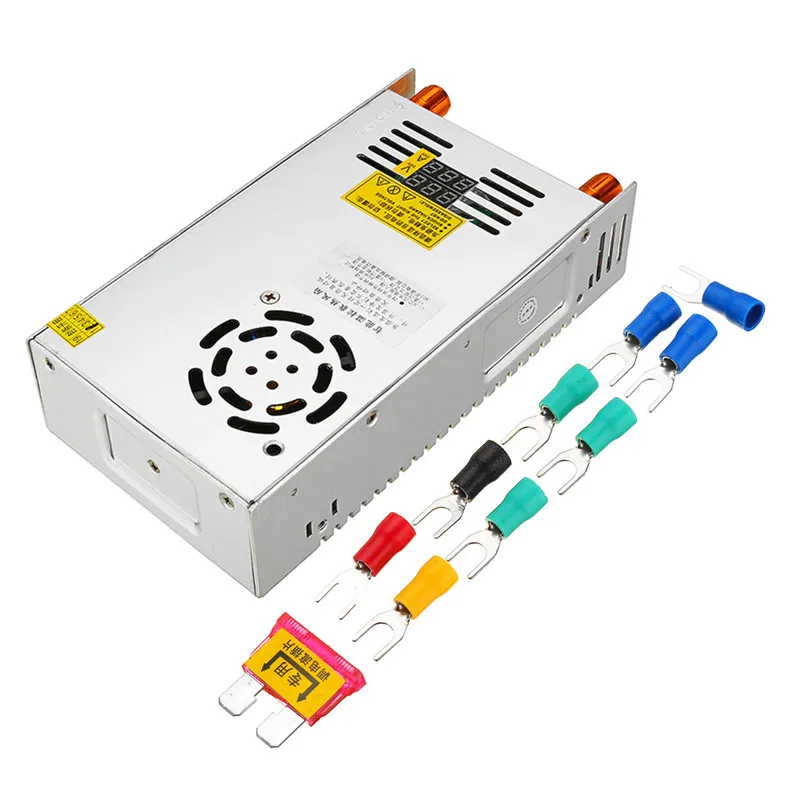  Switching Power Supply Transformer Adjustable AC 110/220V to DC 0-24/36/48V 480W with Dual Digital 