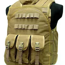 Пейнтбольный тактическое боевое Нападение Жилет коричневый Мультикам od BK MC