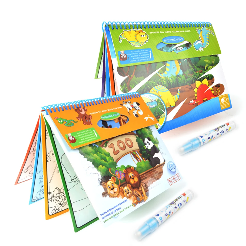 Magic Water Drawing Book Coloring Books Doodle With Magic Pen Painting Drawing Board Coloring Book For Kids Toys free shipping Magic Water Drawing Book Coloring Books Doodle With Magic Pen Painting Drawing Board Coloring Book For Kids Toys free shipping
