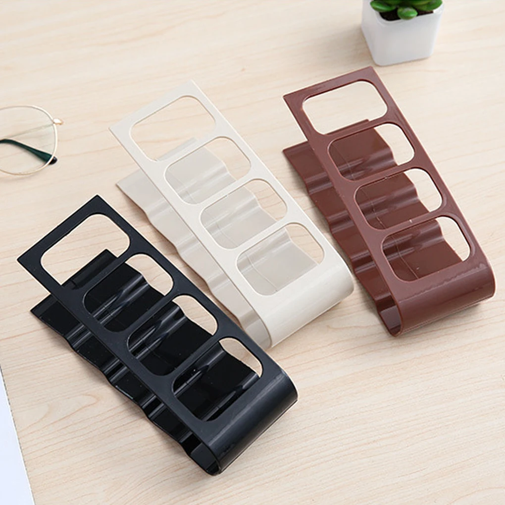 

4 Grids Remote Control Rack Controller Home Small Device Shelf Cell Phone Desktop Portable Holder