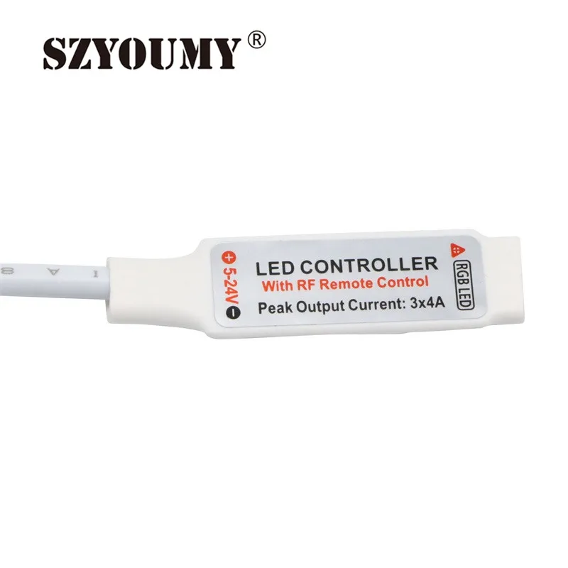 SZYOUMY DC мини-Светодиод LED Управление Лер 17 клавиш RF Беспроводной общий анод 3 канала 6A к Управление SMD светодиодные полосы 5050 освещения