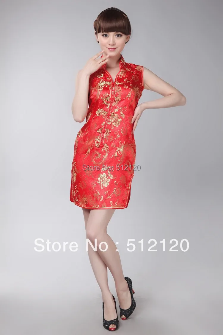 Shanghai Story Cheongsam Dress V collar Sexy Qipao Chinese Traditional Dress 9 color Oriental Style Dress