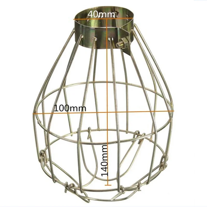 Абажур Ретро винтажная промышленная лампа, подвесной светильник, лампа, защитный абажур для лампы, защитная сетка, промышленная лампа Coversc