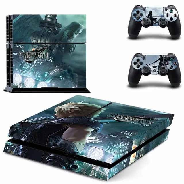 Final Fantasy 7 Remake Ps4 Skin Sticker Decal For Sony Playstation 4 Console And 2 Controller Skins Ps4 Stickers Vinyl Accessory Consoleskins Co