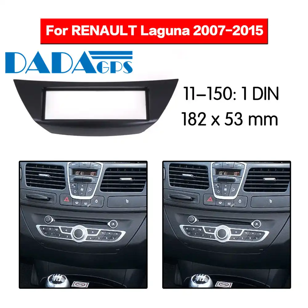 One Din Car Audio Facia for RENAULT Laguna III 2007+ Stereo Dash Kit