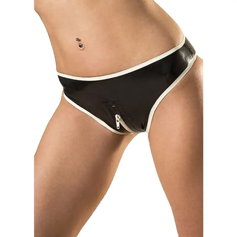 Женские трусики на молнии с застежкой молнией 0 4 мм|sexy latex underwear|sexy rubber underwearrubber briefs