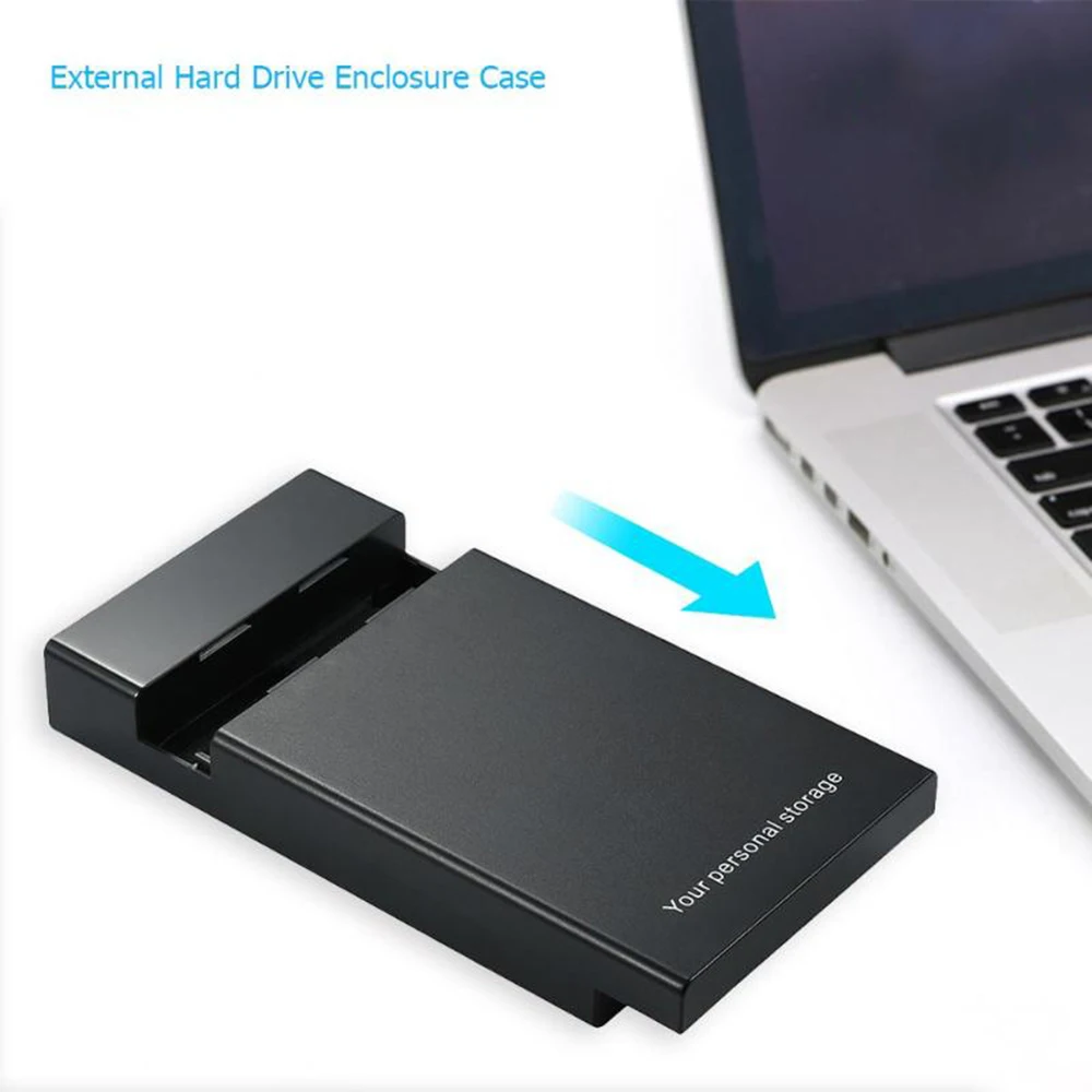 External 6Gbps USB 3.0 to SATA III 2.5Inch 3.5Inch Hard Drive Enclosure HD SSD HDD Box for Laptop Desktop PC