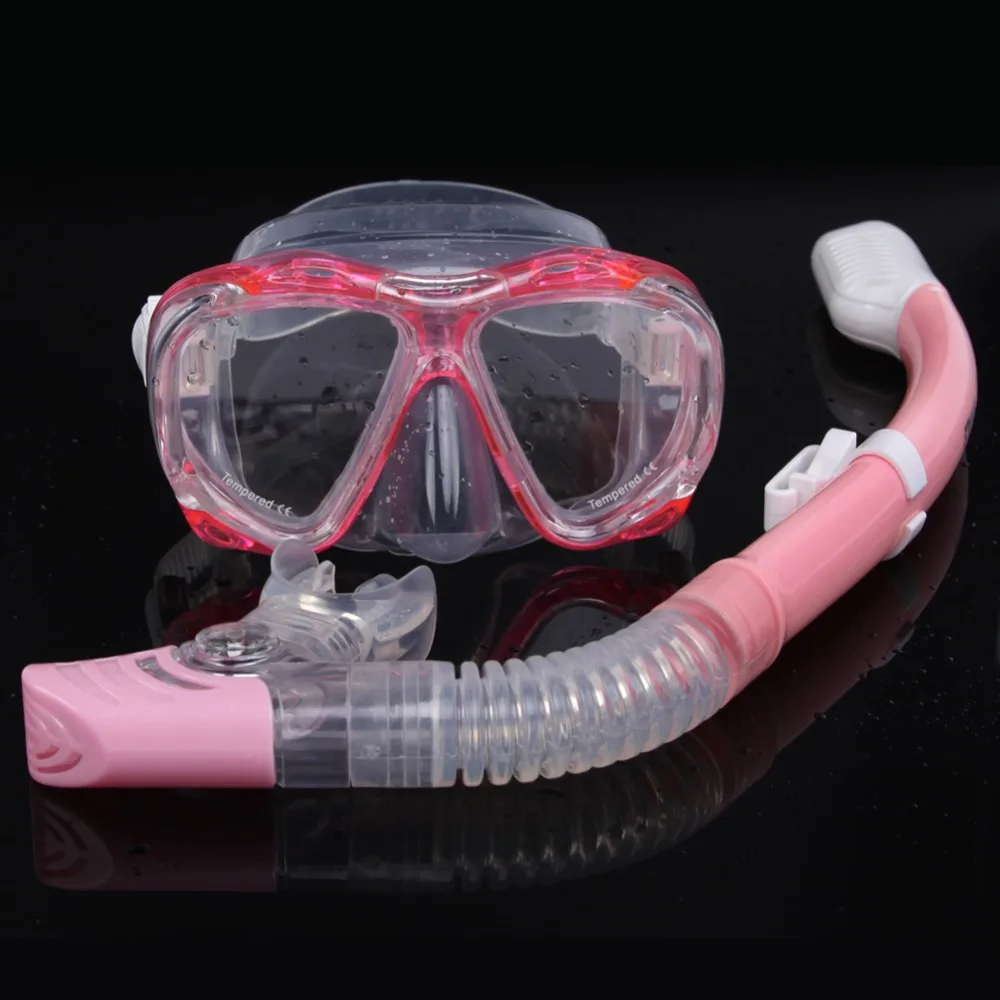 Free shipping diving mask snorkel set professional spearfishing gear
