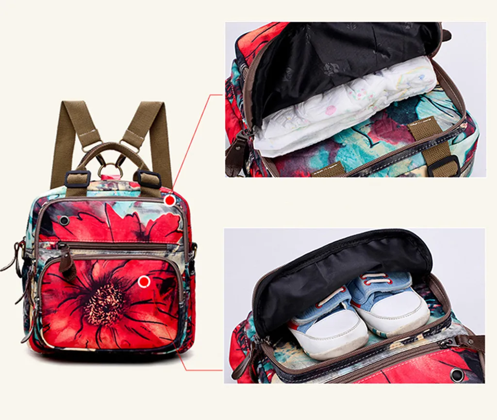 Модный подгузник для беременных, брендовая Большая вместительная Детская сумка для мам, Теплоизоляционный дорожный рюкзак для ухода за