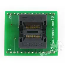 SSOP28 для DIP28(A)# TSSOP28 Enplas IC Тесты гнездо адаптера Программирование 0,65 мм шаг
