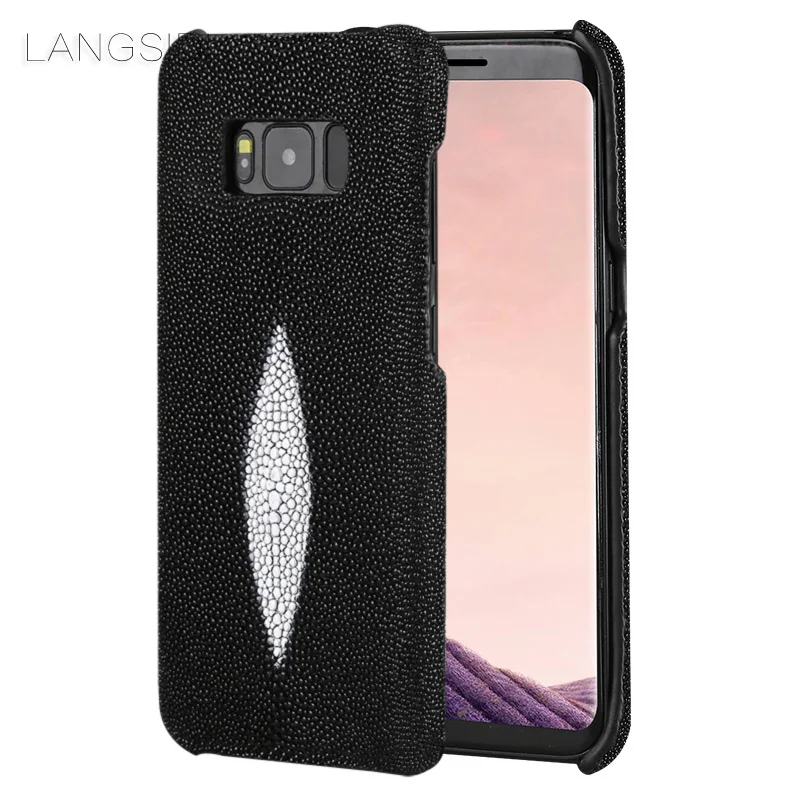 

wangcangli mobile phone case pearl fish half a pack of mobile phone case For Samsung Galaxy S8 phone case custom processing