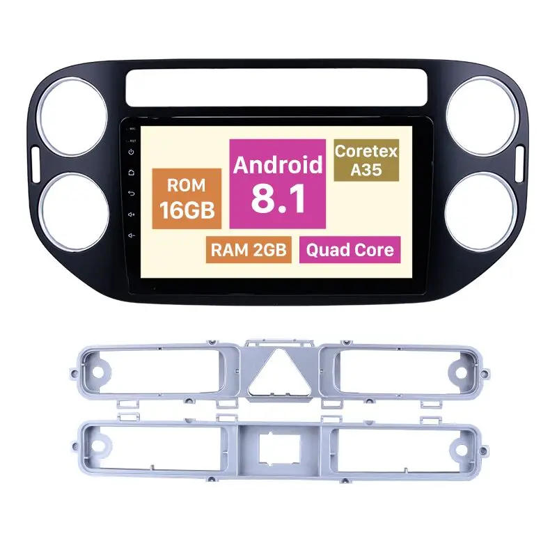 Seicane Android 8,0/8,1 9 дюймов автомобильное радио для 2010 2011 2012 2013- VW Volkswagen Tiguan GPS; Мультимедийный проигрыватель головное устройство Wifi - Цвет: Android 8.1 4-core