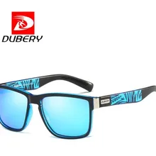 DUBERY бренд дизайн поляризованных солнцезащитных очков Для мужчин водительские очки мужские Винтаж солнцезащитные очки для мужчин с квадратным зеркалом летом UV400 Óculos