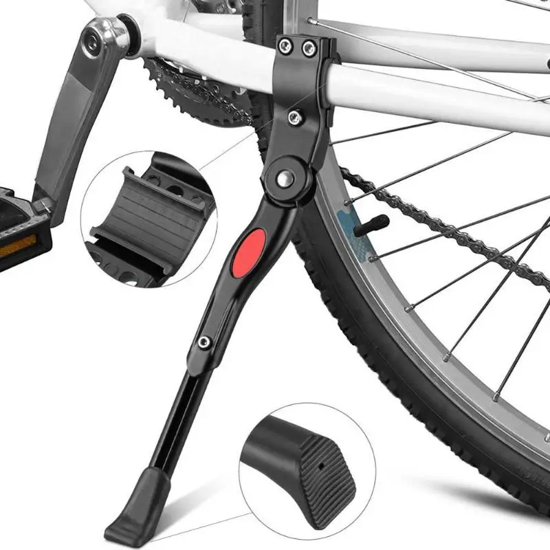 

Cycling Accessories 34cm Adjustable MTB Road Bicycle Kickstand Parking Rack Mountain Bike Support Side Kick Stand Foot Brace