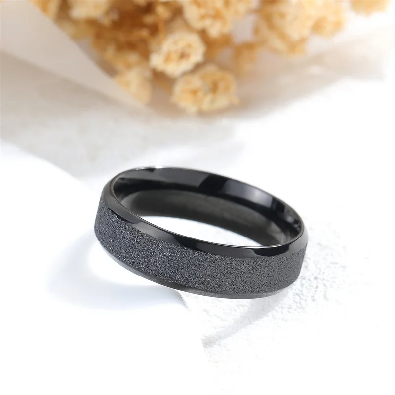AZIZ BEKKAOUI DIY парные кольца для возлюбленной матовой гравировки имя из нержавеющей стали обручальное кольцо для женщин и мужчин ювелирные изделия