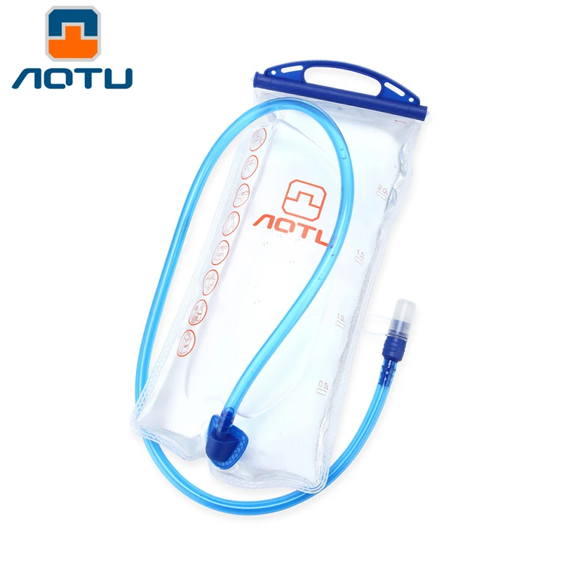 

Transparent Color Hydration Bladder 2L Water Reservoir Bicycling Hiking Camping Backpacking Non Toxic Easy Clean Large Opening