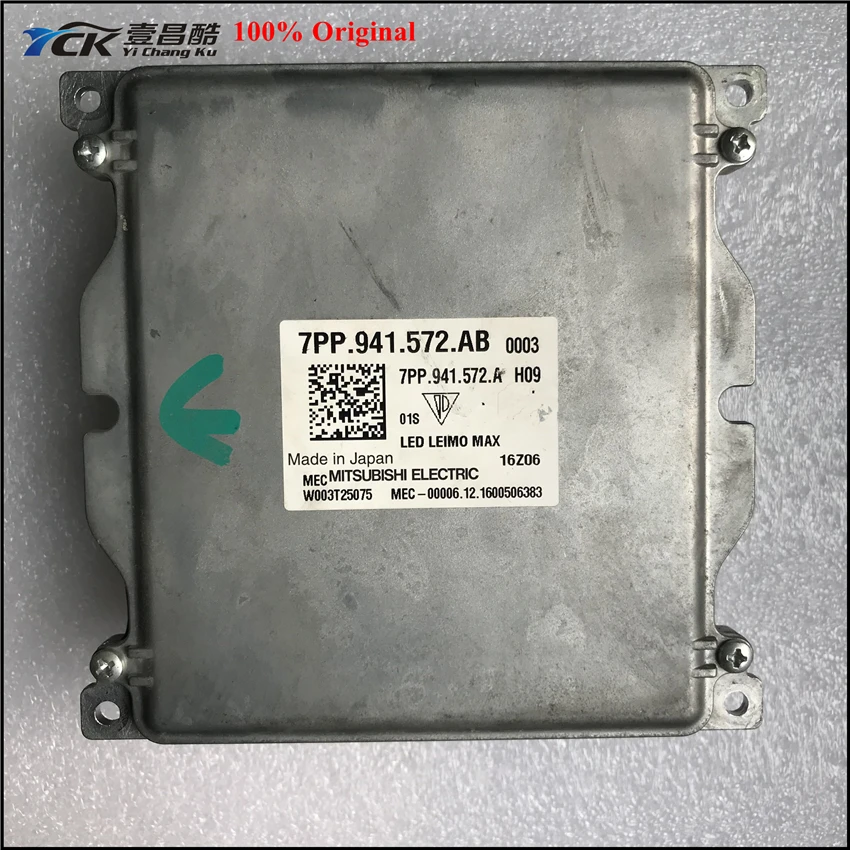 

1X YCK Original 2017-2019 MAGOTAN LED Driver LED Headlight Power Unit 7PP 941 572 AB 7PP941572AB W003T25075 (Genuine and Used)