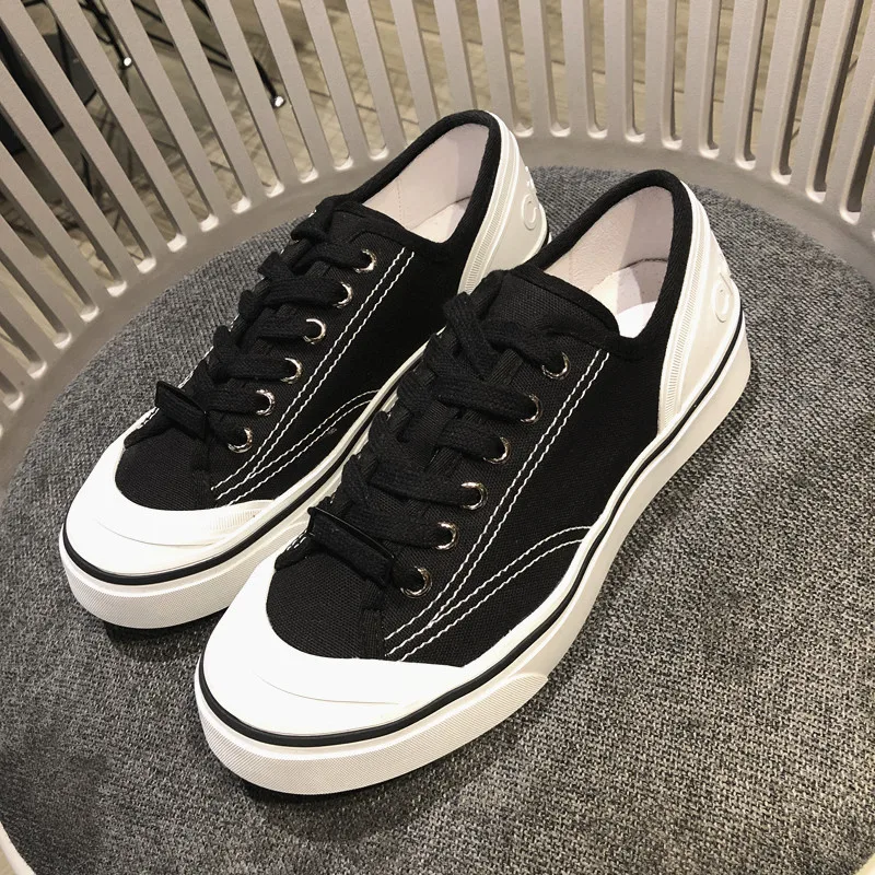 

basket femme 2019 dames sneakers women luxury canvas shoes women Flat Lace-Up Spring/Autumn high quality size 35-40