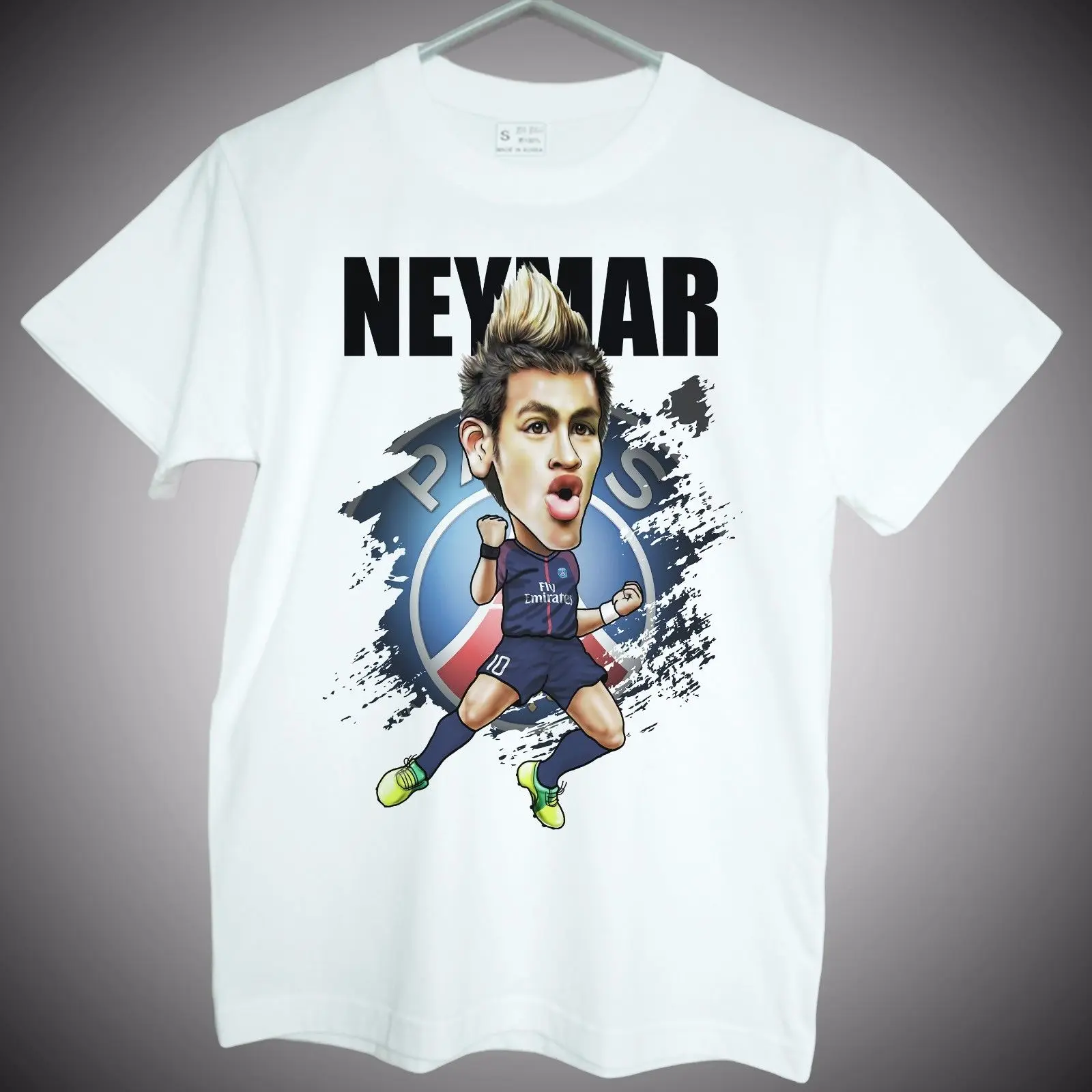 Neymar Jr T-shirts  Germain soccer graphic short sleeve men football  Cool Casual pride t shirt men Unisex Fashion tshirt