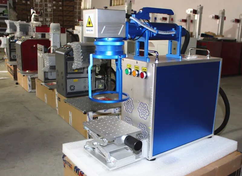 Бесплатная доставка 30 Вт Raycus ручная волоконная маркировочная машина co2 лазерная