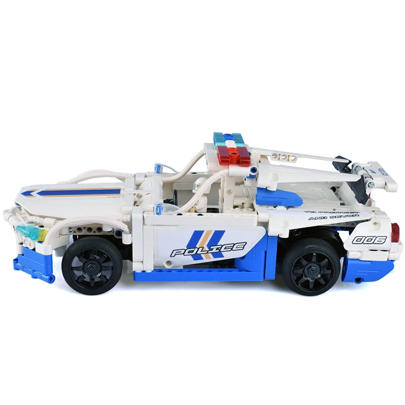 

Technic Series Remote Control Car Building Blocks DIY toy Compatible with LegoINGlys Police Kid Toys for Children 430 pcs