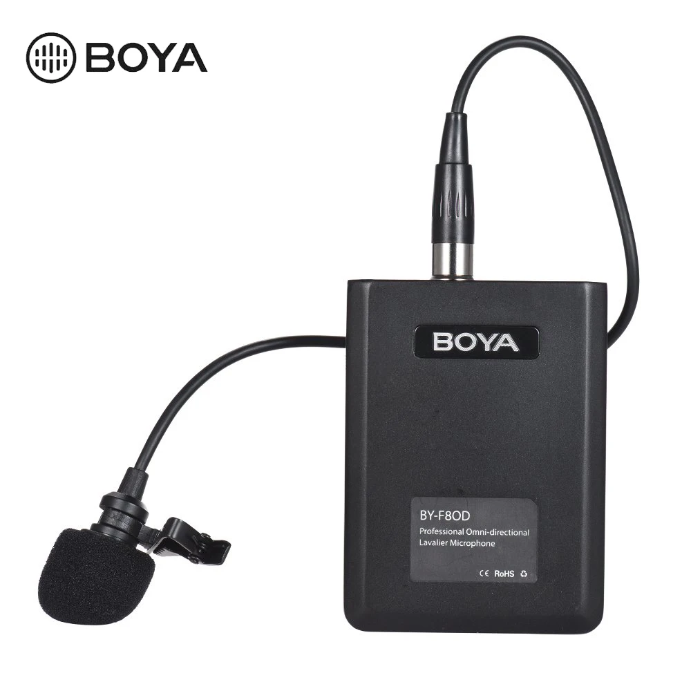 BOYA BY-F8OD XLR петличный инструмент микрофон для вокальной акустической гитары применение театральный музыкальный сценический фильм