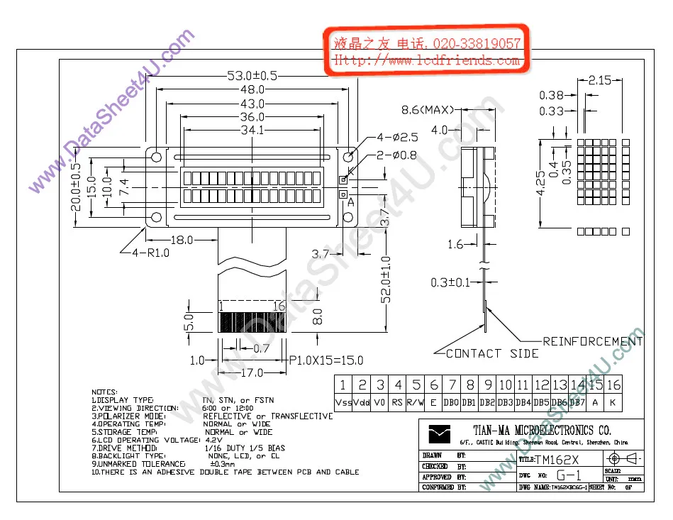 1 шт. мини небольшой ЖК-дисплей 1602 16*2 TM162X MDLS16263 MDLS16263-LV 16Pin интерфейс постоянного тока смещения источника LCR экран