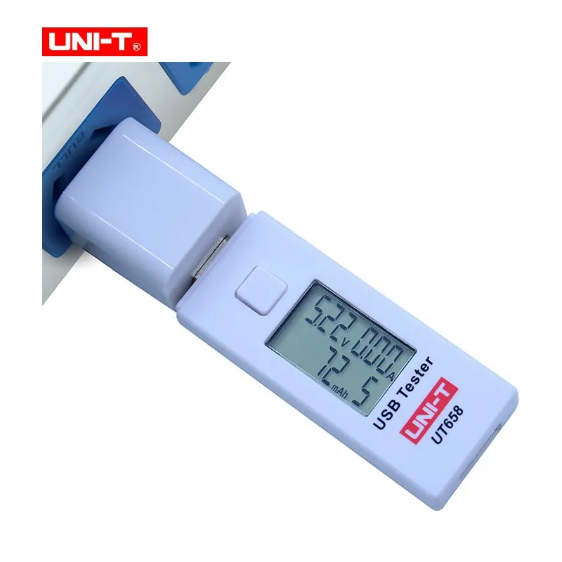 UNI-T USB Voltage Testers U Disk Doctor Chargers Voltmeter Ameter UT658 UT658B Test MAX 9V with Data Storage USB Tester Meters