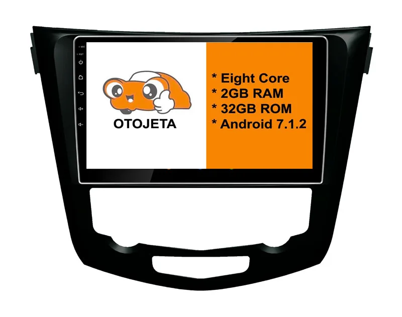 Eight Core Android 7 1 2 2GB RAM OTOJETA car dvd FOR Nissan X trial Xtrial
