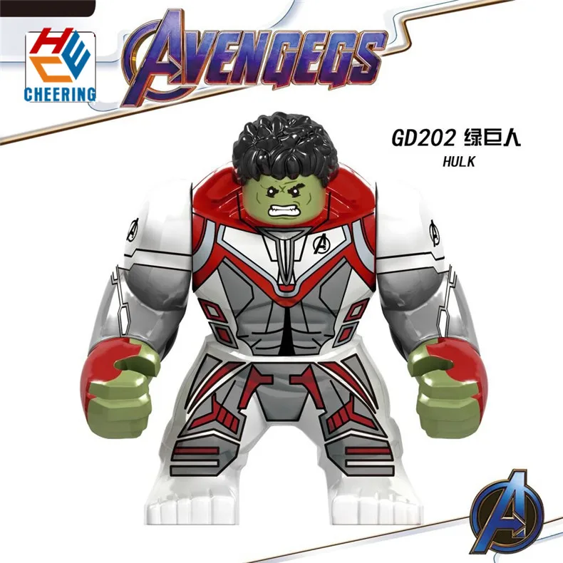 

Avengers 4 Endgame DC 7cm Big Figures Building Blocks Bricks Thor's friend Korg Thanos Hulk Chitauri Dolls Toys For Kids GD202