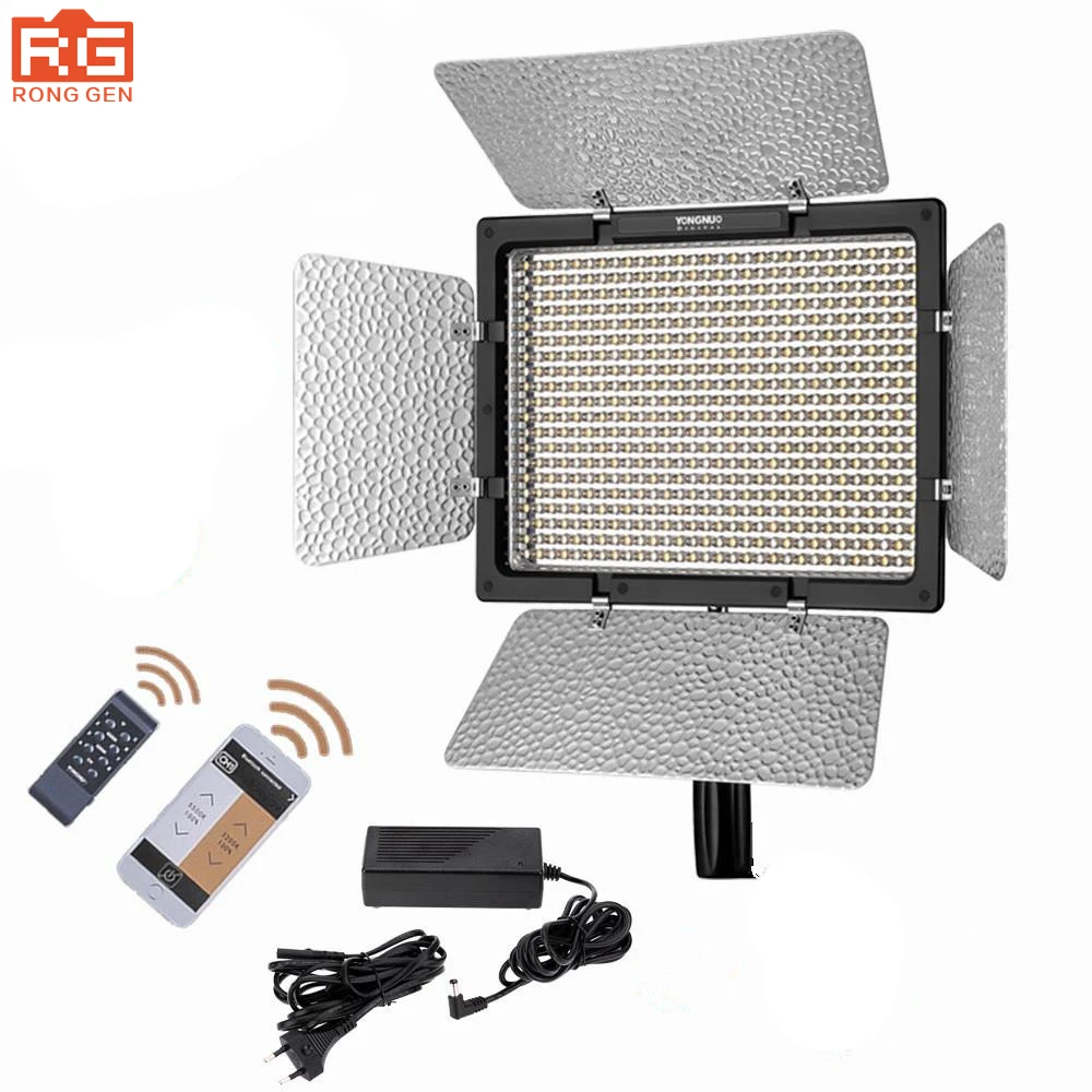

YONGNUO YN600L II LED Video Light Panel 3200-5500K + AC Power Adapter Wireless Bluetooth 2.4G Remote APP Control