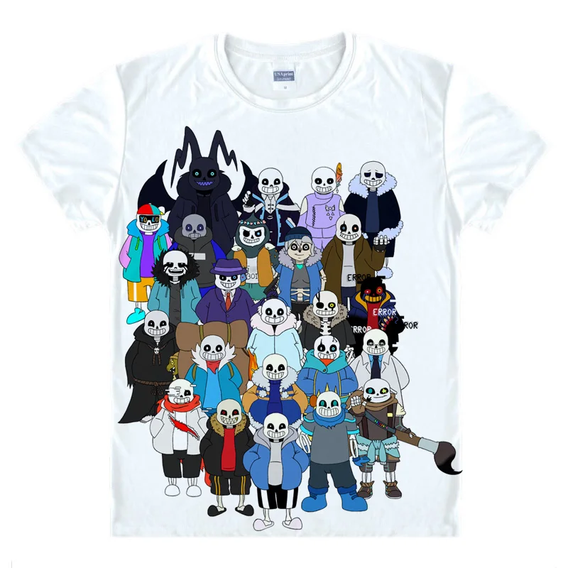 Футболка Coolprint с аниме Тоби лиса Undertale футболки в разных стилях коротким рукавом