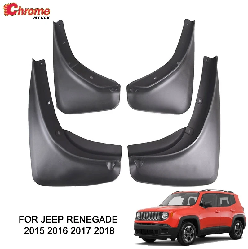 Для Jeep Renegade BU 2015 2016 2017 2018 Брызговики Fender щитки набор брызговиков литой всплеск