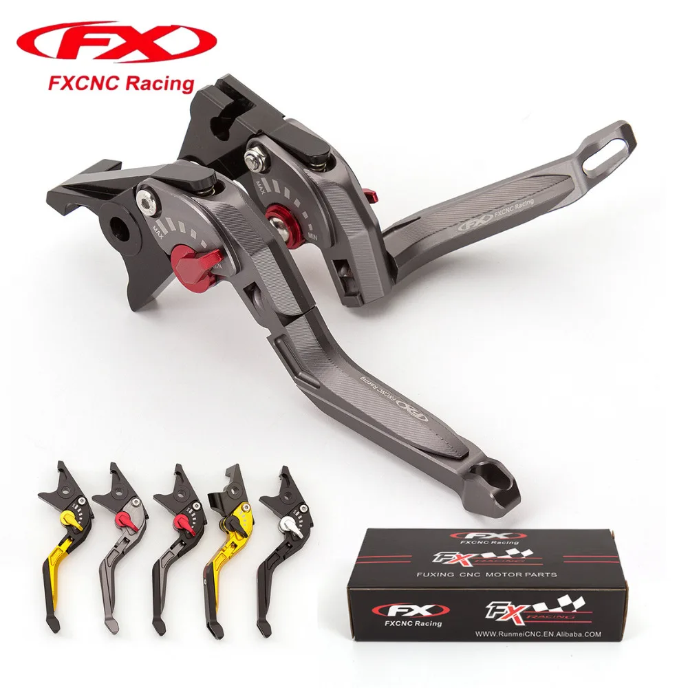 

FX CNC Adjustable 3D Rhombus Motorcycle Folding Extendable Brake Clutch Levers For SUZUKI SV650 2016 - 2017 Motorcycles