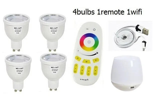 4bulbs 1remote 1wifi