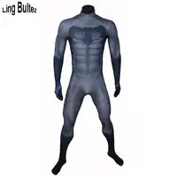 Ling Bultez คุณภาพสูงใหม่ Batman เครื่องแต่งกายกล้ามเนื้อ Shade Batman Spandex ชุดการ์ตูน Batman เครื่องแต่งกายสำหรับผู้ใหญ่