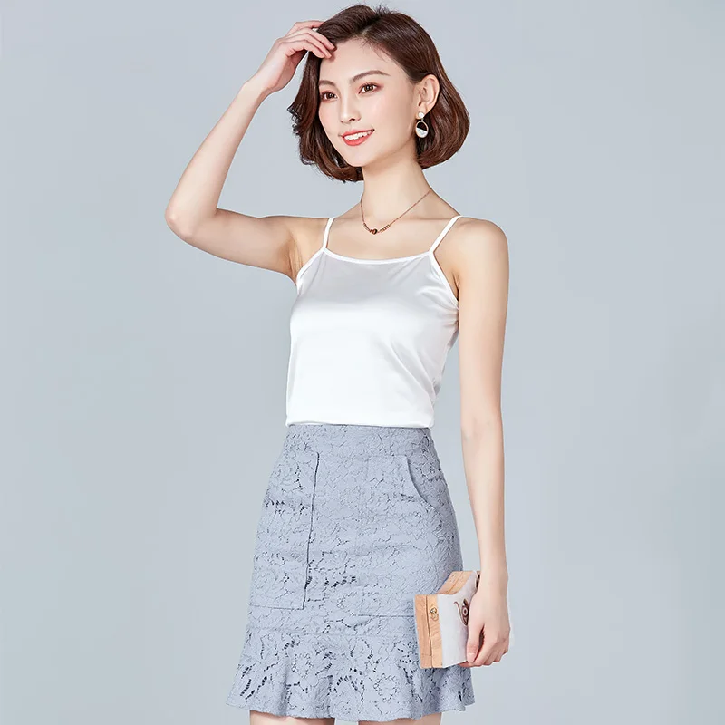 Черный укороченный топ Женская майка Roupas Slik летние топы женские без рукавов