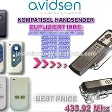 Avidsen пульт дистанционного управления гаражной дверью 100400,100550, 400600,100951, 100955,104505, 100601 micromark MM23164