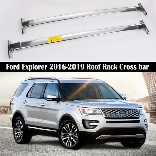 For Ford Explorer 2016 2017 2018 2019 Roof Rack Rails Bar Luggage Carrier Bars top Cross Racks