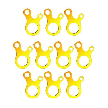 

10Pcs Ultralight Rope Tensioners With 3 Holes Cord Adjuster Tent Guy Line For Camping Hiking Backpacking Outdoor Activity