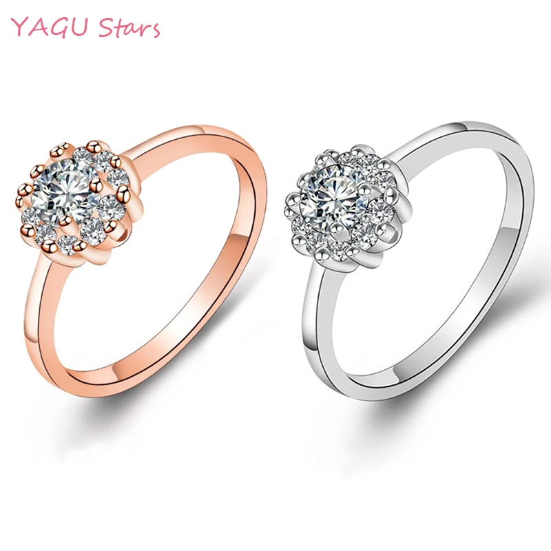 

Classic Round AAA Zircon Rings 925 Sterling Silver Ring For Women Wedding Anniversary Jewelry Bijoux Anillos Mujer YU084