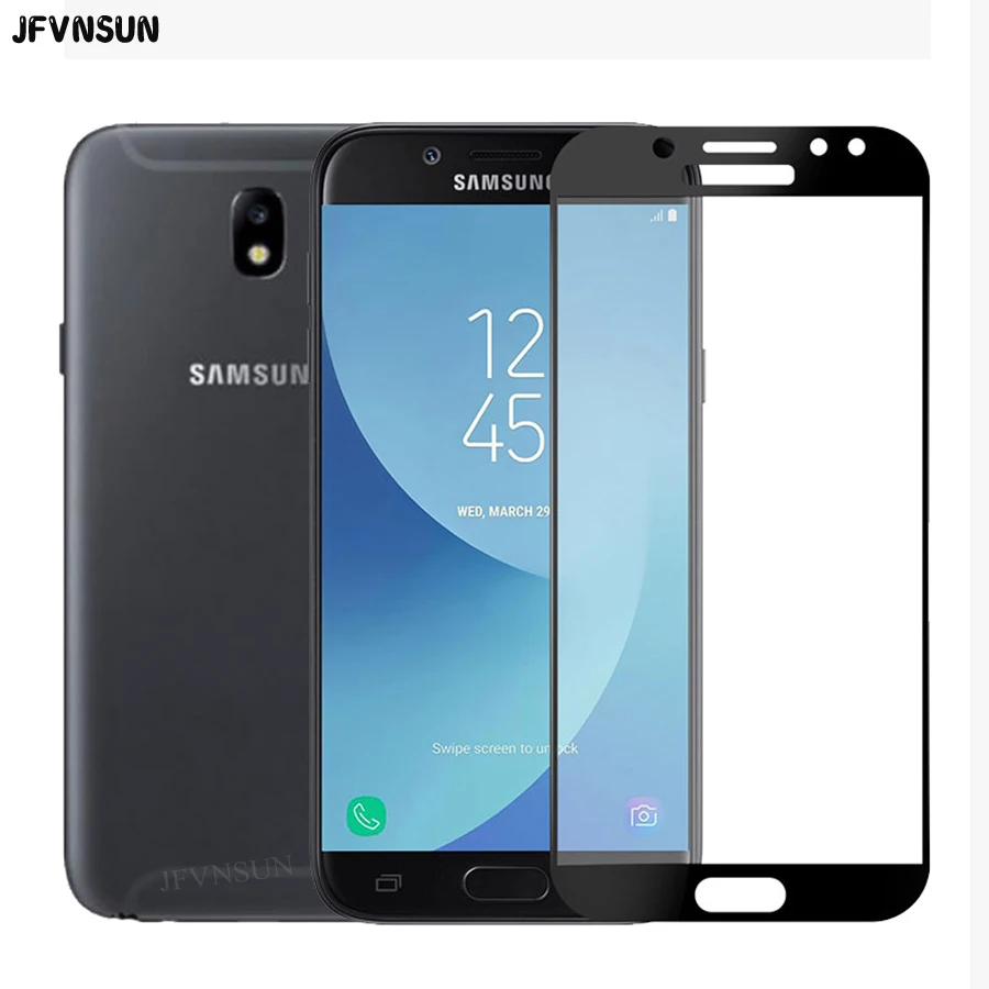 

For Samsung J5 2017 Glass Full Cover Tempered Glass for SAMSUNG Galaxy J5 2017 J530 pro Glass Full Screen Protector Retail Box
