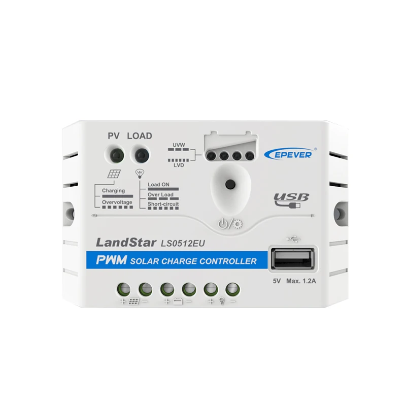 Регулятор заряда солнечной батареи 5 в USB 5A 10A 20A 30A LS0512EU LS1012EU LS1024EU LS2024EU EPEVER PWM LandStar |