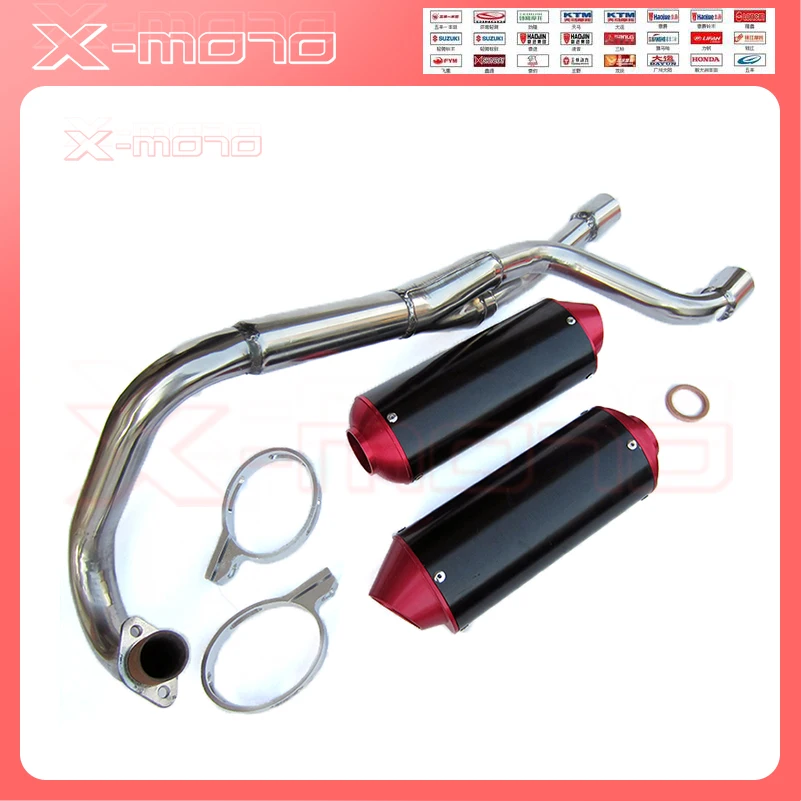 Stainless Steel Weld On Dual Exhaust Muffler FOR CRF50 PIT BIKES