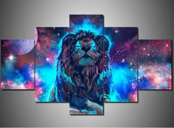 

5pcs,diamond embroidery lion,animals,5d diamond painting full diamond mosaic picture of rhinestones cross-stitch christmas,gifts