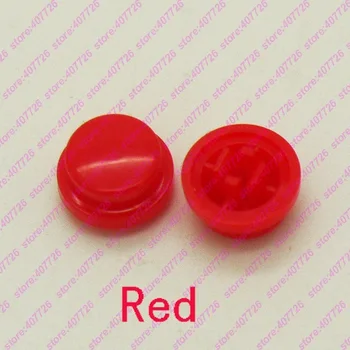 

100-1000PCS Round Cap Dia.9.8MM For Momentary Tact Button Switch 6x6x7.3MM 4PIN SMT/DIP Tactical Mini Push Button PCB Mounting