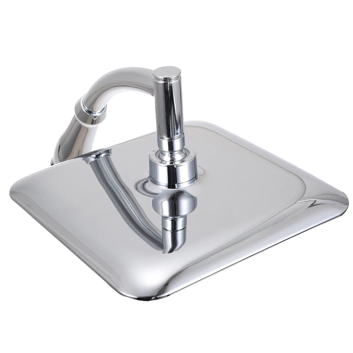 ABS Chrome Large Square Shower Head Water Rains Shower Head With Wall Mount Shower Extension Arm for Bathroom Shower Tools